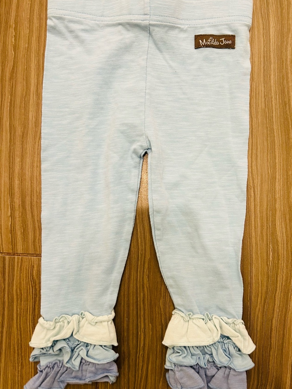 Matilda Jane Pale Blue Ruffle Hem Leggings